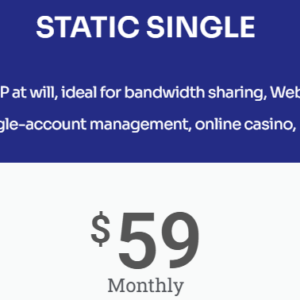 STATIC SINGLE SUBSCRIPTION - 1 MONTH