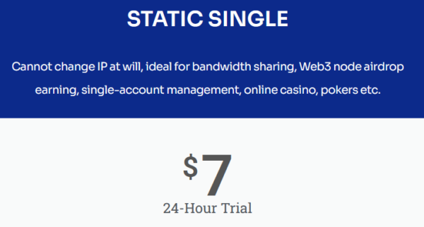 STATIC SINGLE SUBSCRIPTION 24-HOUR TRIAL